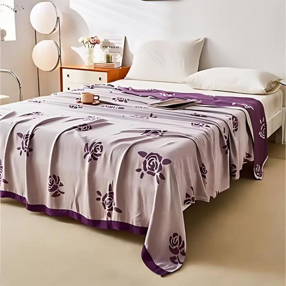 BambooCool | Couverture Rafraîchissante En Fibre De Bambou – Confort Et Style Pour Toutes Saisons | Valuna