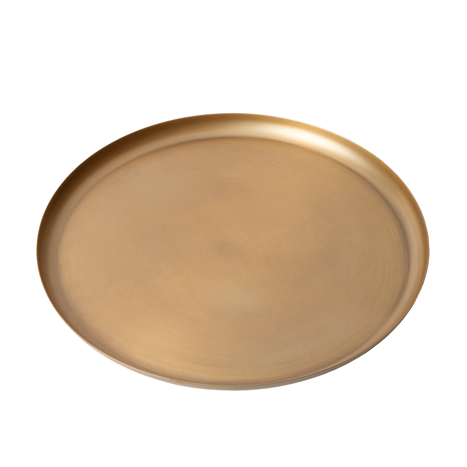 Plateau de Service Laiton Antique Eleo M 34 cm | Élégant Organisateur pour Maison & Repas | Valuna