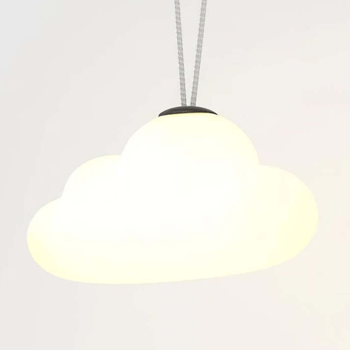 Lampe Suspendue LED Extérieure Forme Nuage Métal - Valuna