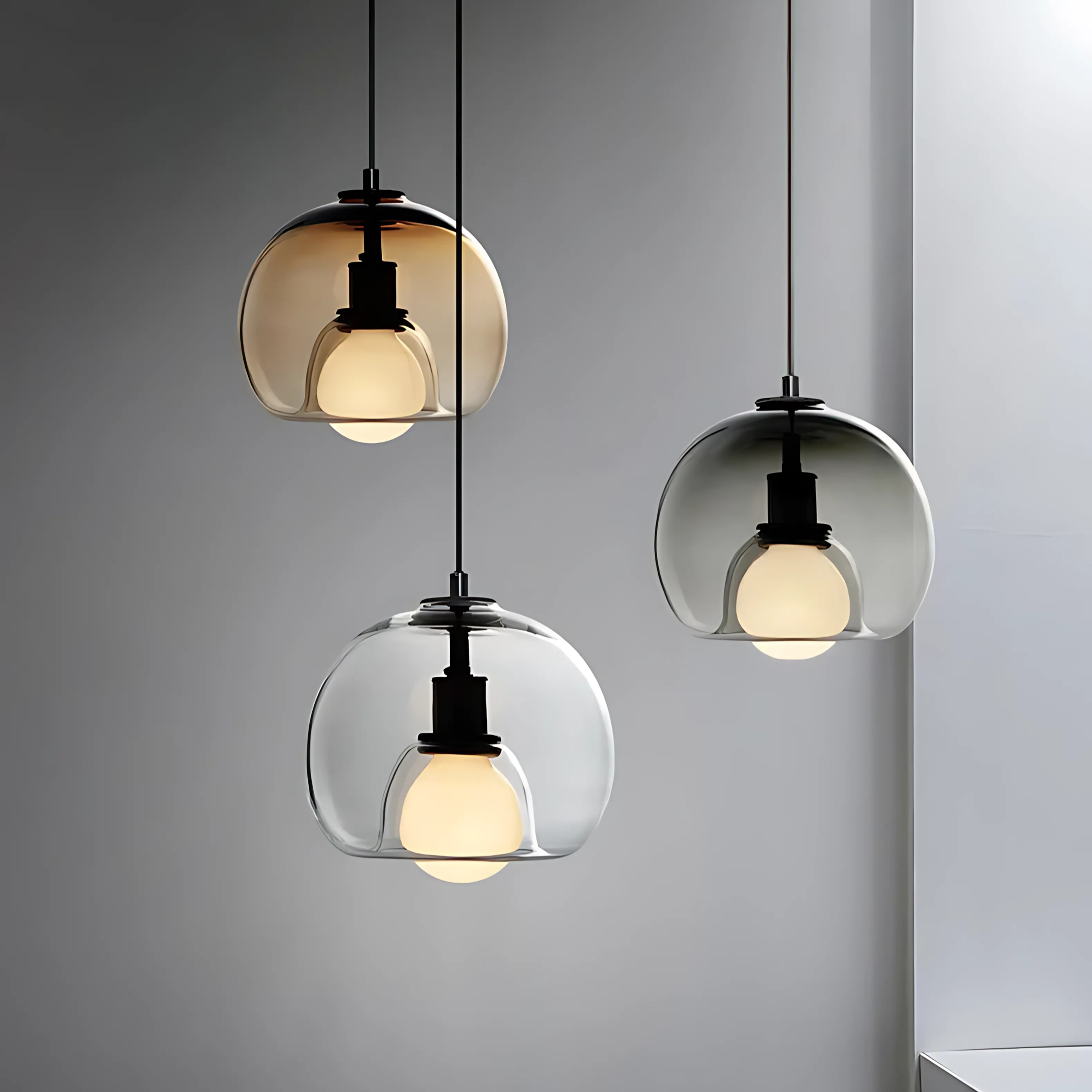 Glassa | Suspension En Verre Fait Main, Design Élégant Et Dimmable | Valuna