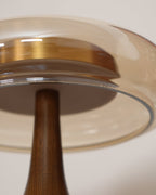 Laiton & Bois | Lampe De Table LED Élégante Et Naturelle | Valuna