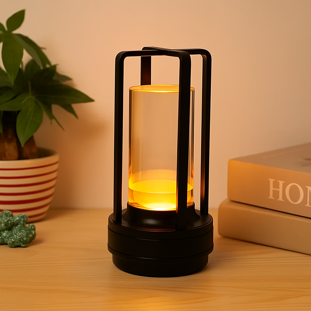 Aurluma | Lampe De Table Rechargeable À Led En Cristal | Valuna