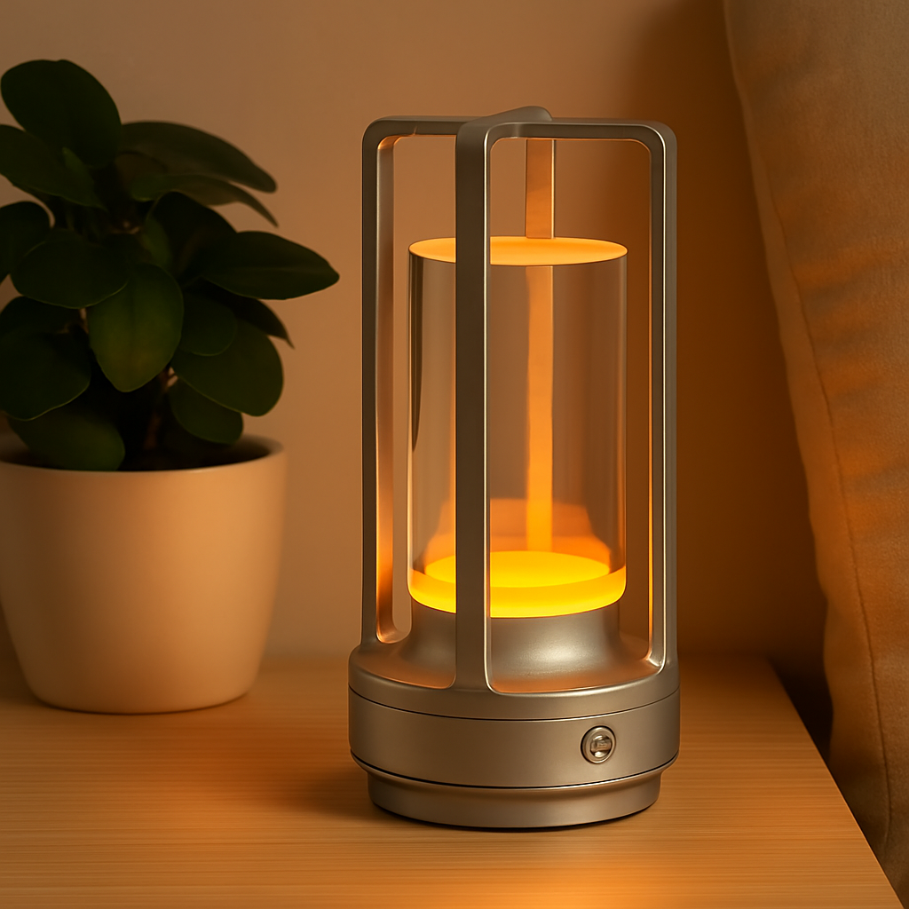 Aurluma | Lampe De Table Rechargeable À Led En Cristal | Valuna