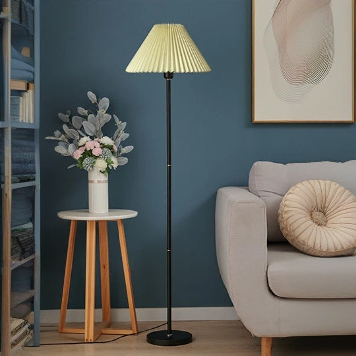 Lampe Sur Pied Rétro – Abat-Jour En Tissu Avec Pied En Fer Pour Salon Et Chambre | Valuna