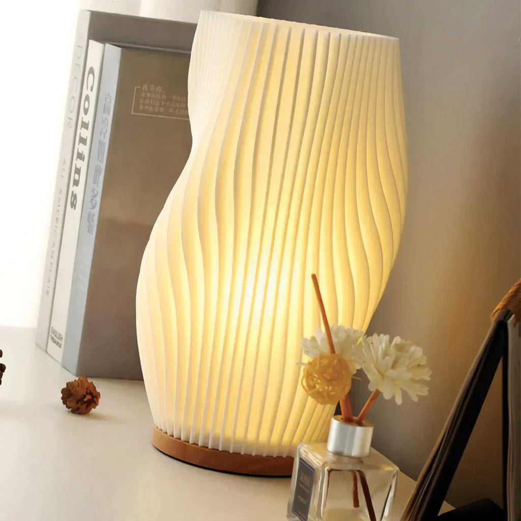 Lampe | Serene Wavecrest Élégante et Apaisante | Valuna