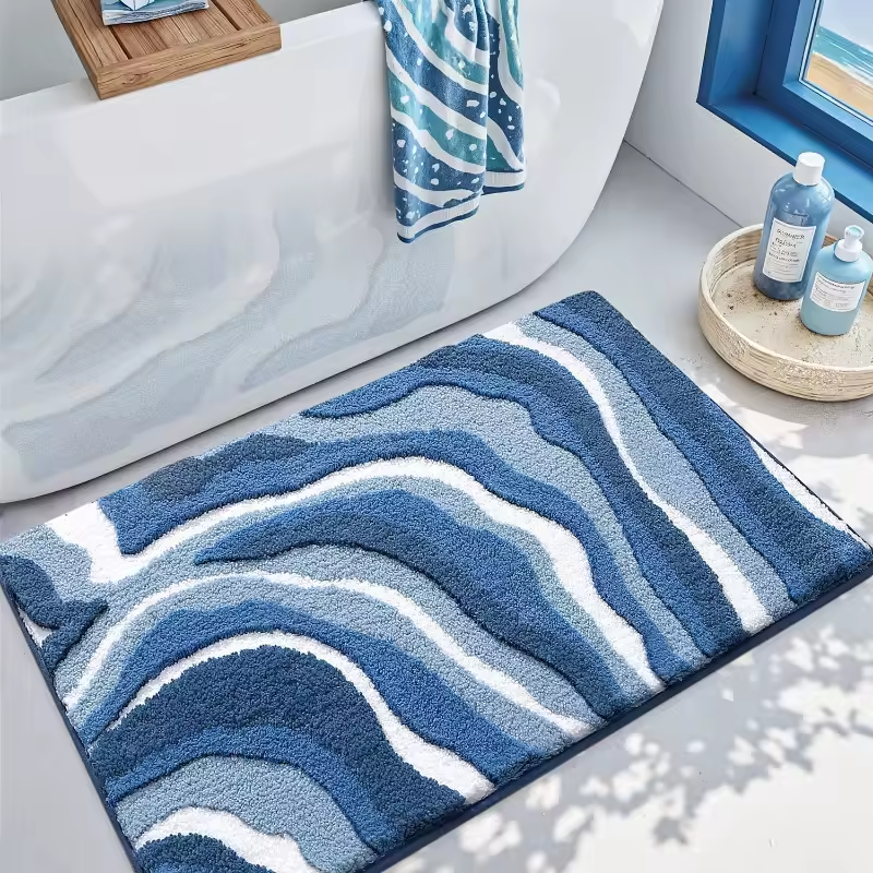 Microfibre Antidérapante | Tapis De Bain Confortable Et Sécurisé | Valuna
