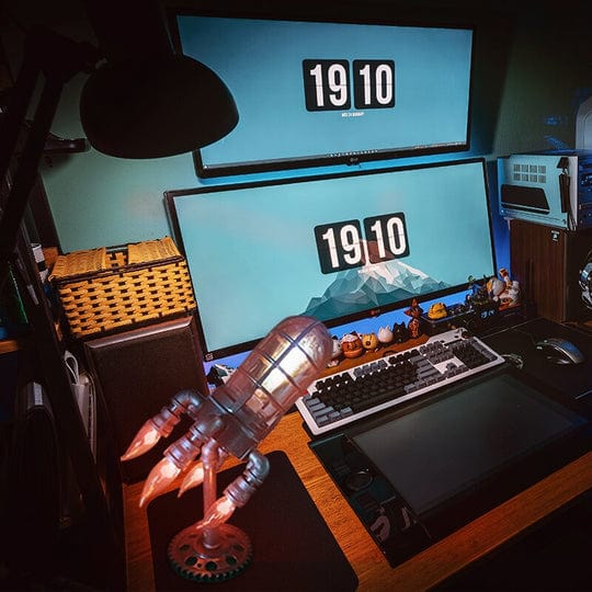 BlastBeam | Lampe de Table Steampunk Fascinante | Valuna