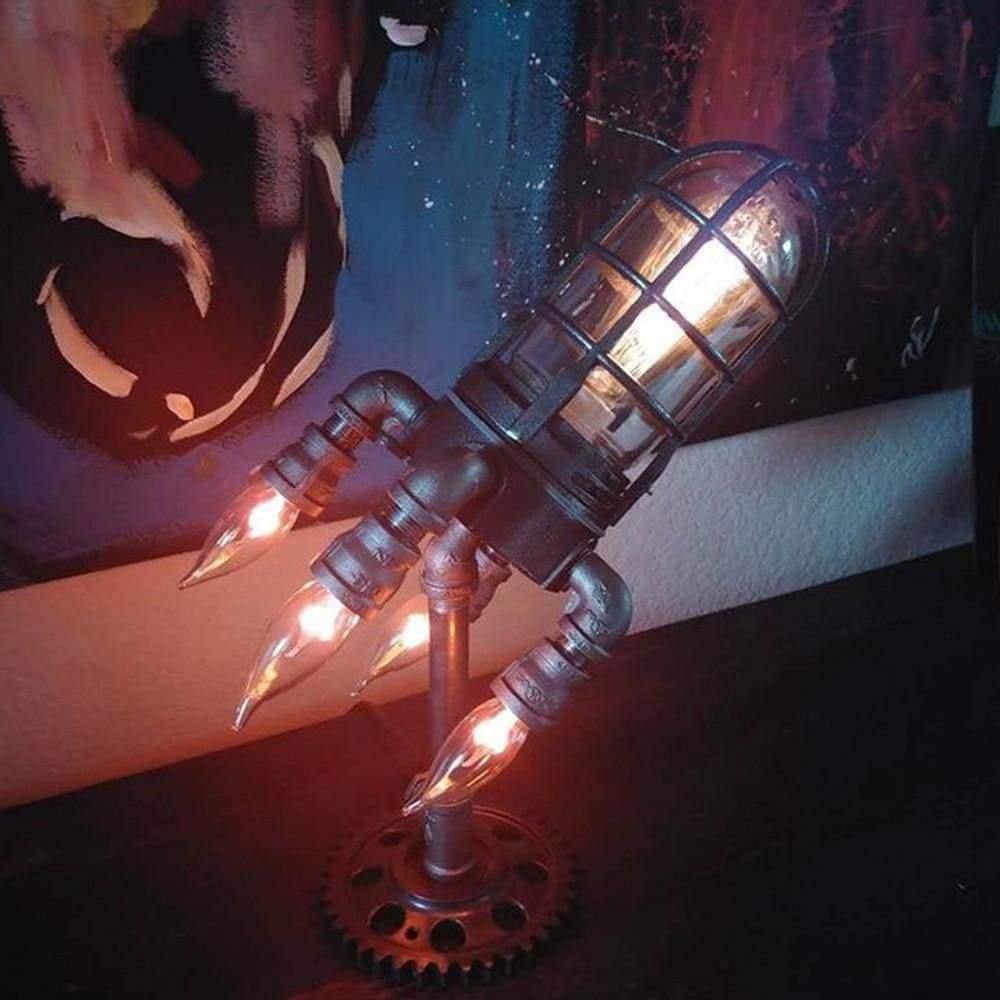 BlastBeam | Lampe de Table Steampunk Fascinante | Valuna