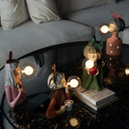 BubbleFairies | Lampe De Table Avec Quatuor De Statues Féeriques | Valuna