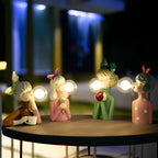 BubbleFairies | Lampe De Table Avec Quatuor De Statues Féeriques | Valuna