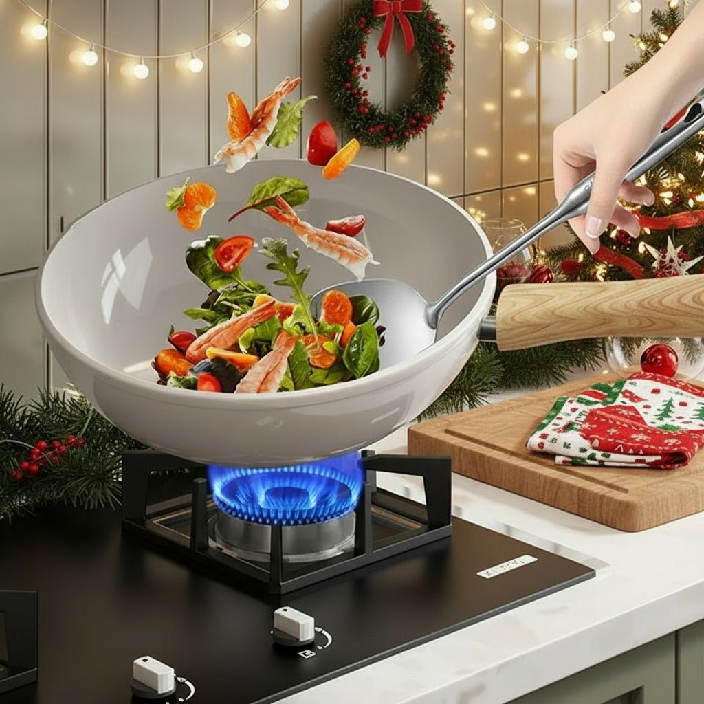 CeraVion | Poêle Antiadhésive En Céramique 30 Cm Avec Forme Profonde Pour Cuisinières À Gaz Et À Induction | Valuna