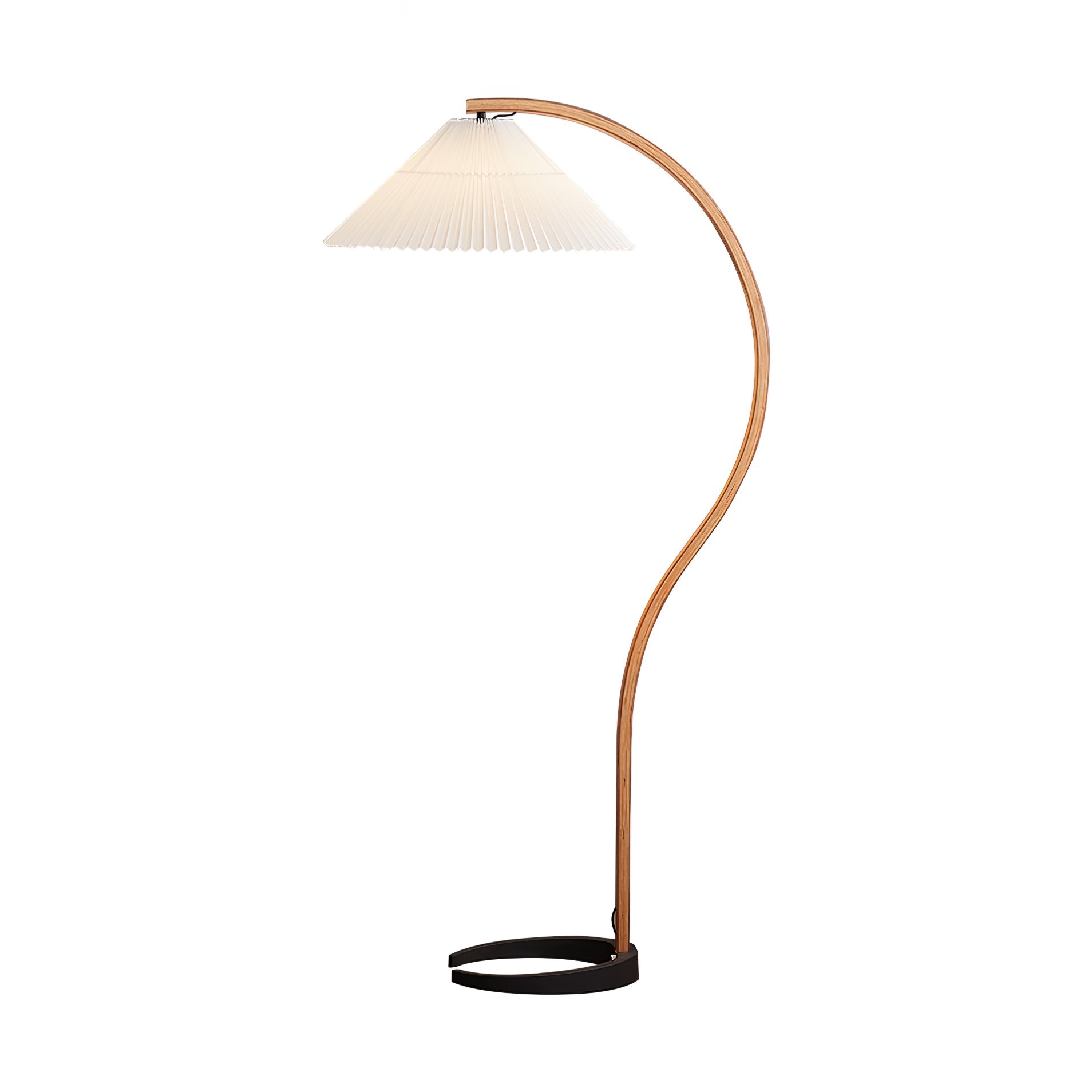 CapraniGlow | Lampadaire Style Caprani – Led, Aspect Bois Moderne & Décoration Élégante | Valuna