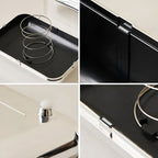 CaseDeluxe | Boîte à Mou Tissues Avec Finition Miroir en or - Organisateur/Support de Rangement | Valuna