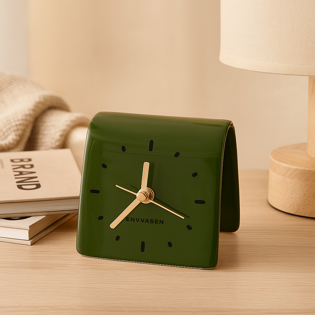 Chronova | Horloge Murale Artistique Moderne – Design Rond Minimaliste et Raffiné | Valuna