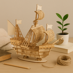 Maritim Pragt | Modèle de Puzzle de Voilier en Bois DIY SailCraft | Valuna