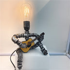 GuitaristGlow | Lampe De Table Rétro Garduru – Ambiance Chaleureuse Et Design Musique | Valuna