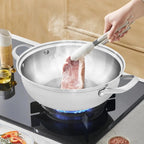 EcoHeat | Casserole En Acier Inoxydable 26 Cm Avec Répartition Uniforme De Chaleur | Valuna