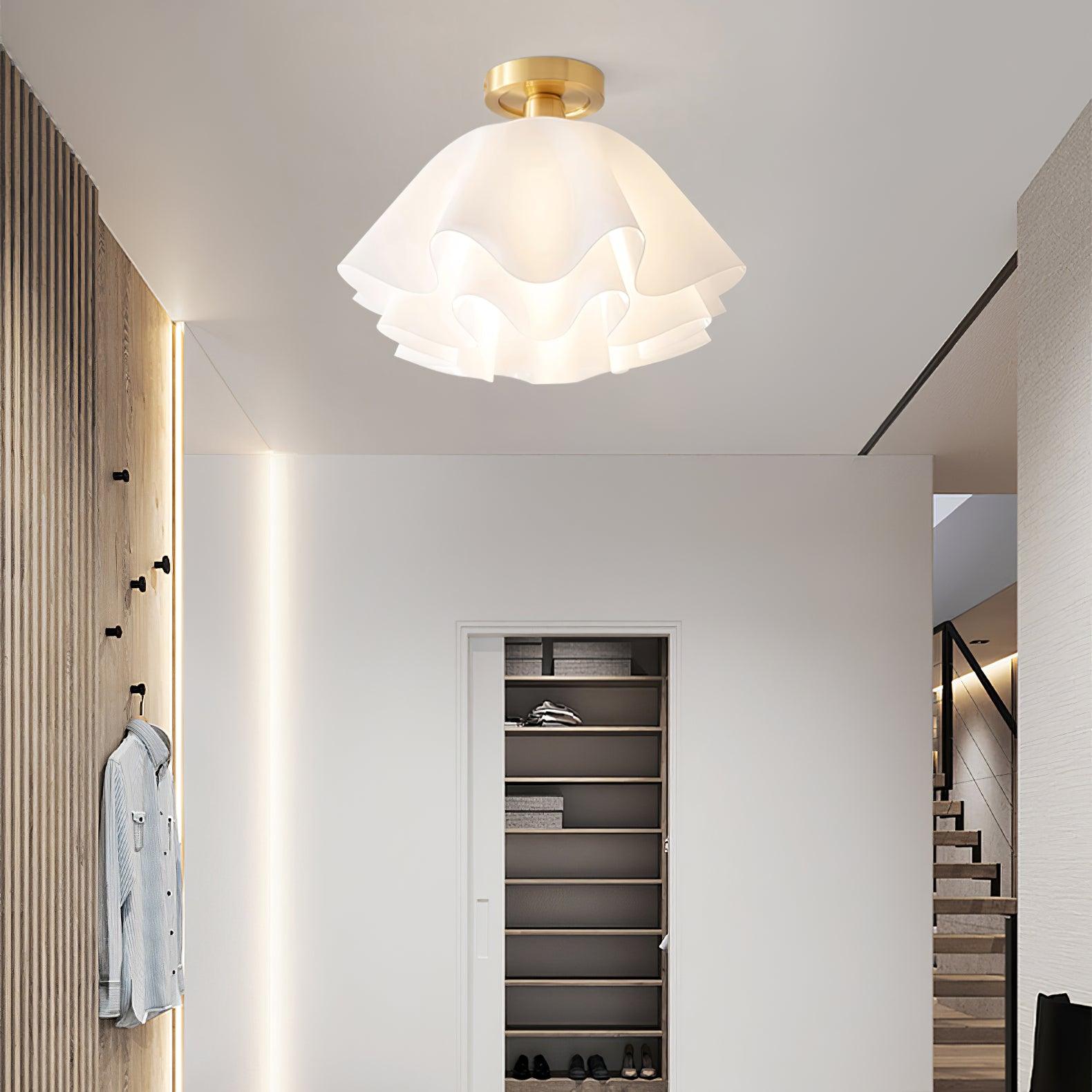 CopperGlow | Lampe de Plafond en Cuivre Moderne | Valuna