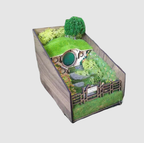 MiniScape Porte-Livres | Porte-Livres Décoratifs Faits Main avec Design de Microlandscape