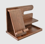 Oliver DeskMate Dock | Station de Chargement en Bois et Organisateur de Bureau | Valuna