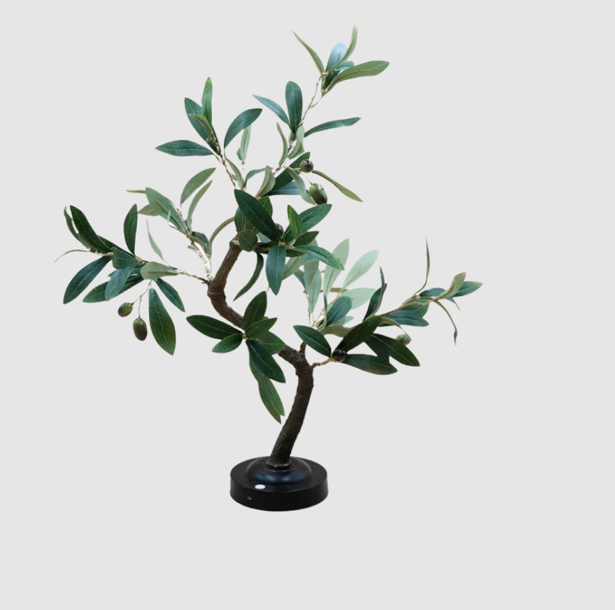 Lampe | de Table LED en Forme de Bois Naturel | Valuna