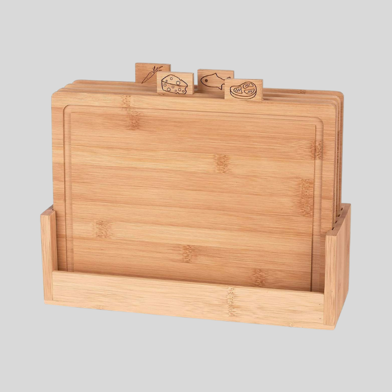 Ensemble De Planches À Découper Avec Support Et Onglets De Tri - Valuna