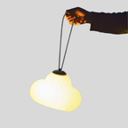 Lampe Suspendue LED Extérieure Forme Nuage Métal - Valuna