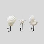 Crochet Murale En Métal Avec Finition Coquillage - Valuna