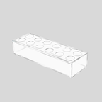 Vase En Acrylique Transparent Pour Décoration De Table VaseCristal - Valuna