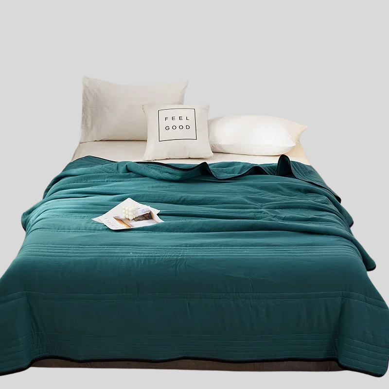 BreezeStripe | Couette D’Été Légère Et Climatisée Pour Voyage | Valuna