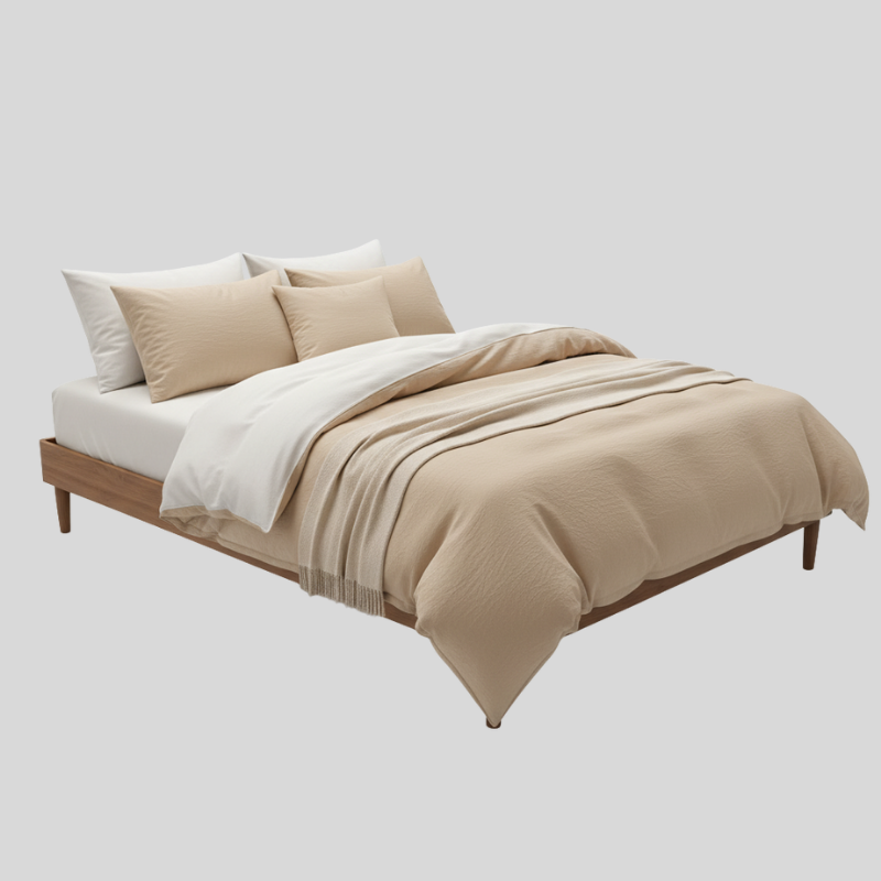 Coton Lavé | Ensemble De Literie Minimaliste Et Confortable | Valuna