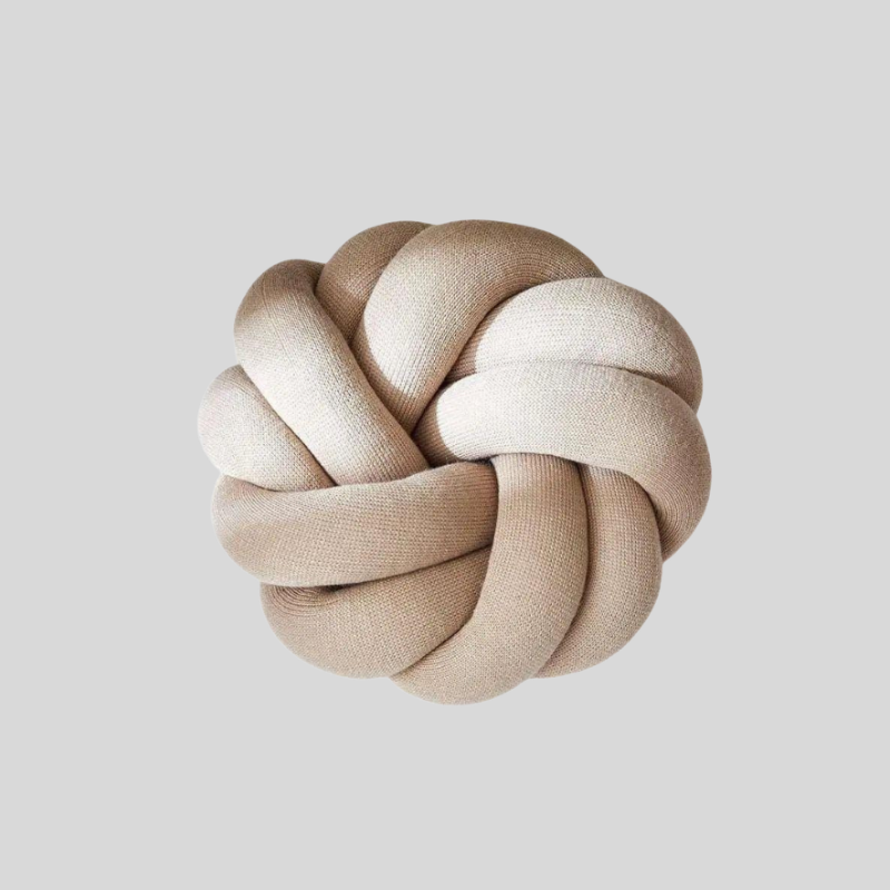 Coussin Décoratif En Coton Noué Pour Maison - Valuna