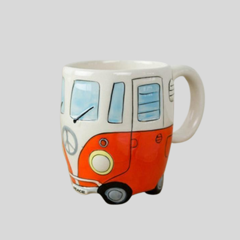 Bus Hippie | Tasse À Café Originale Et Stylée Pour La Maison | Valuna