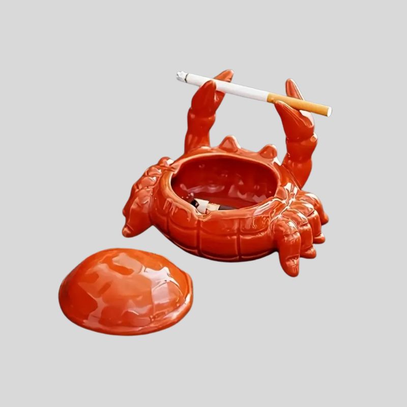 KrabbeAskebæger | Keramisk Askebæger Til Stilfuld Indretning | Valuna