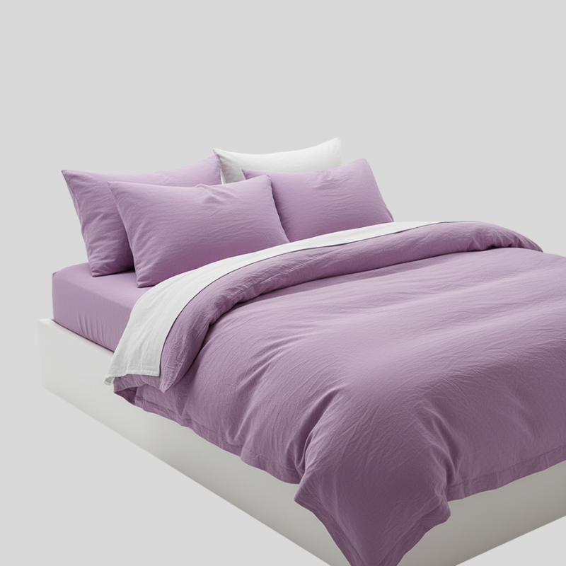 Coton Lavé | Ensemble De Literie Minimaliste Et Confortable | Valuna