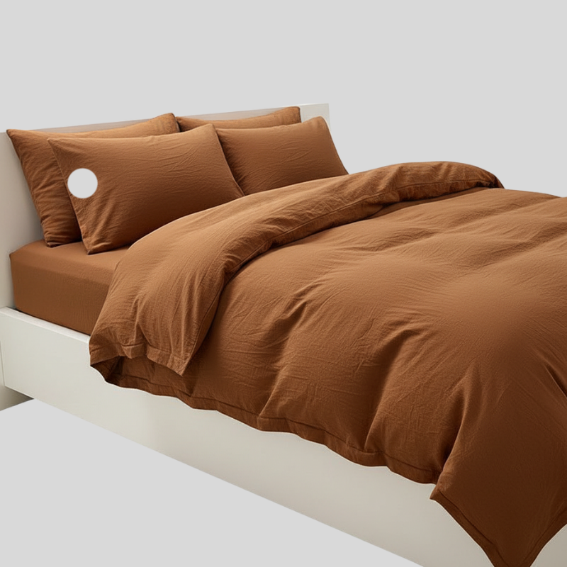 Coton Lavé | Ensemble De Literie Minimaliste Et Confortable | Valuna