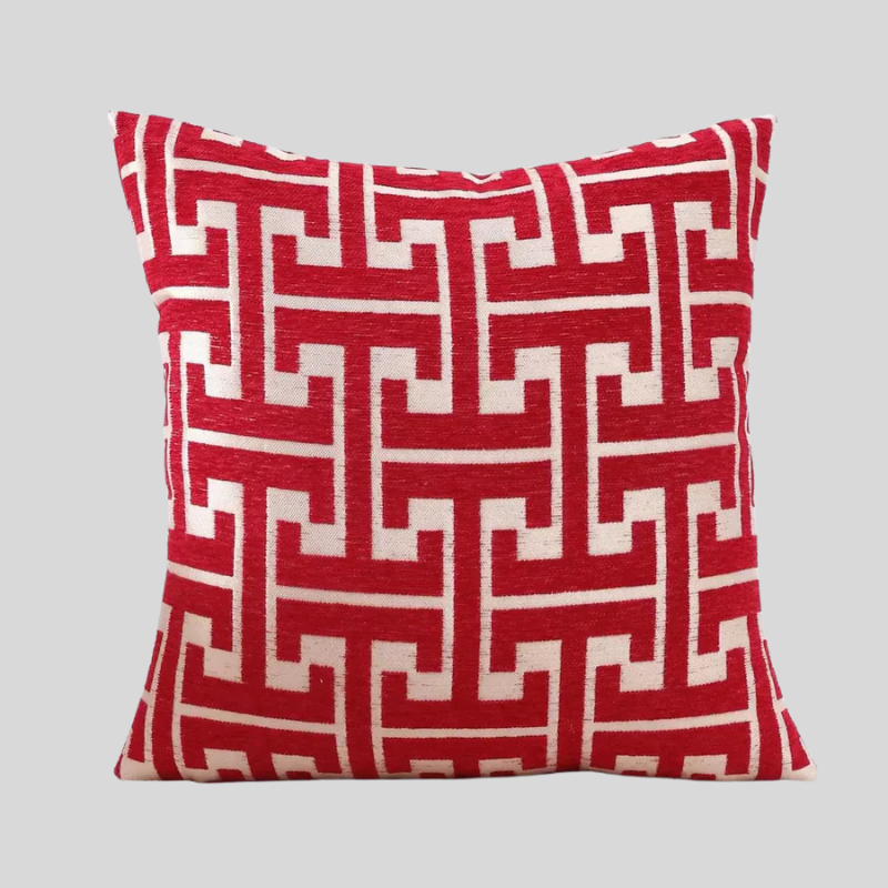 KeyMaster | Coussin Décoratif À Motif Géométrique Pour Maison Moderne | Valuna