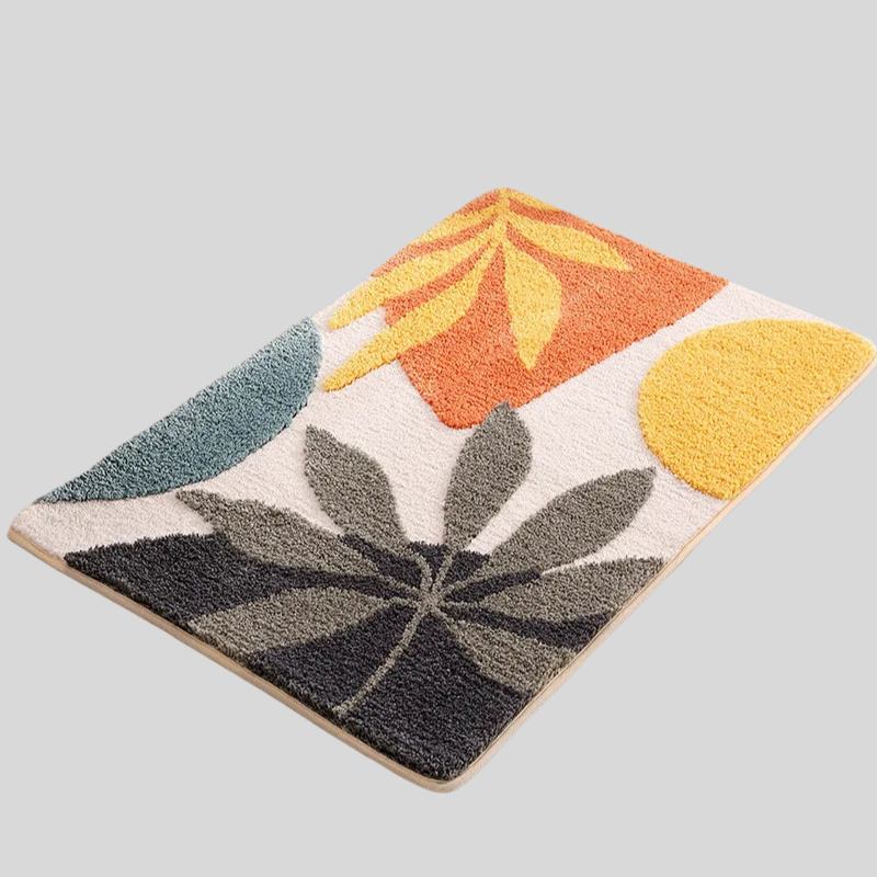 Microfibres Organiques | Tapis De Bain Antidérapant Écologique | Valuna