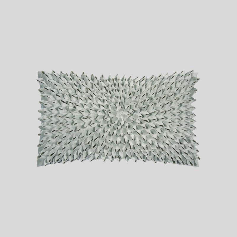 Texture Bouclée | Housse De Coussin Rectangulaire Raffinée | Valuna