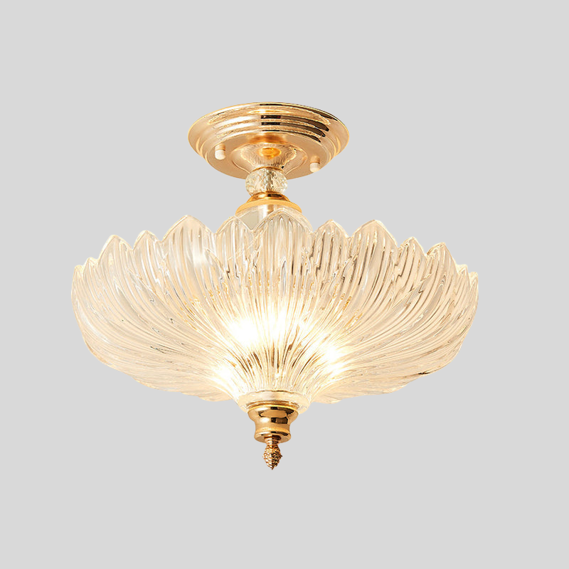 Cristal Coquille | Luminaire Semi-Encastré Traditionnel Pour Salle À Manger | Valuna