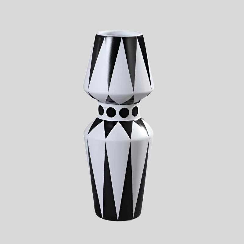 Vase Géométrique Moderne | Décoration Élégante Pour La Maison Et Le Bureau | Valuna