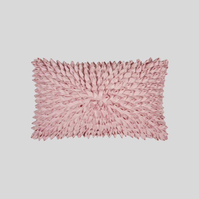 Texture Bouclée | Housse De Coussin Rectangulaire Raffinée | Valuna