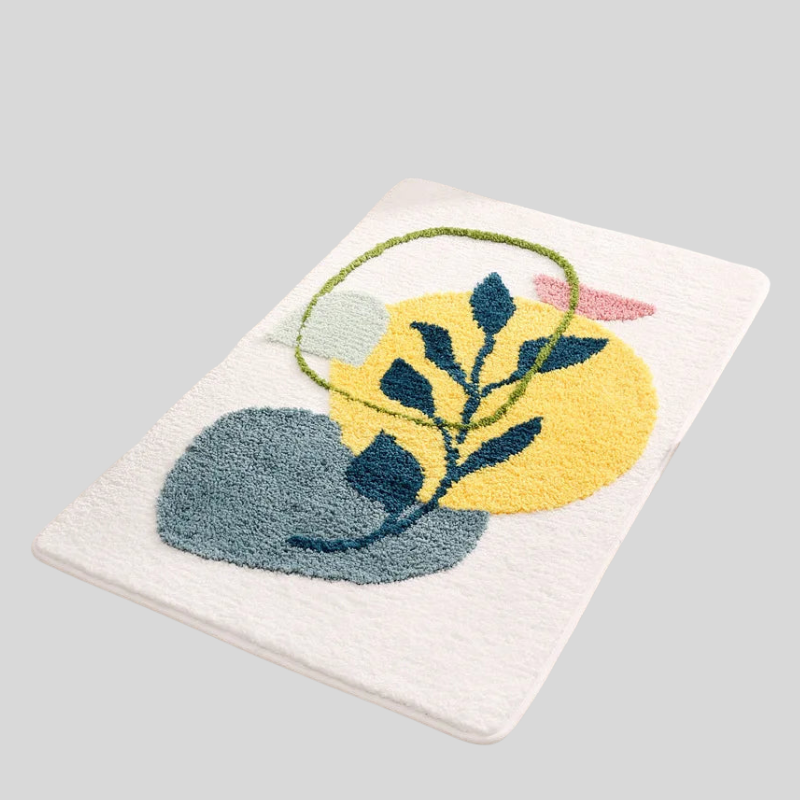 Microfibres Organiques | Tapis De Bain Antidérapant Écologique | Valuna