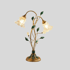 Lampe | De Table Florale À l’Allure Française | Valuna