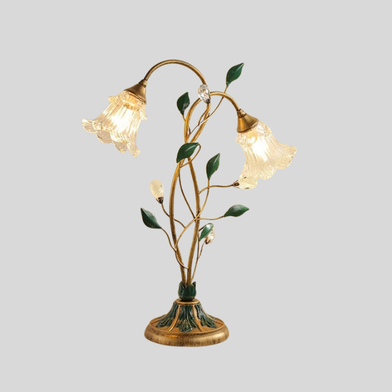 Lampe | De Table Florale À l’Allure Française | Valuna