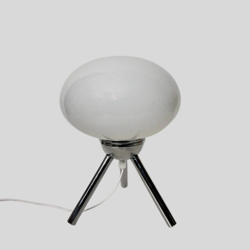 TripodGlow | Lampe De Table Moderne En Verre À Pied Trépied | Valuna