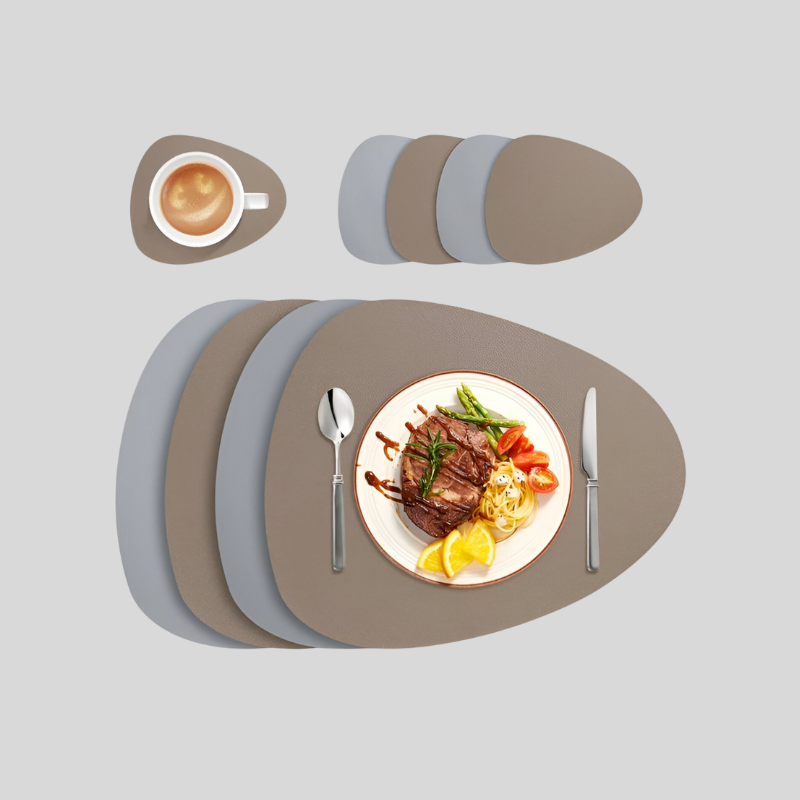 Sous-Assiettes Réversibles | Protection Élégante Pour Chaque Table | Valuna