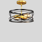 Wireframe | Lampe Trommel Vintage En Métal | Valuna