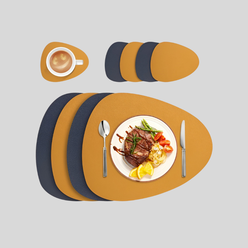 Sous-Assiettes Réversibles | Protection Élégante Pour Chaque Table | Valuna