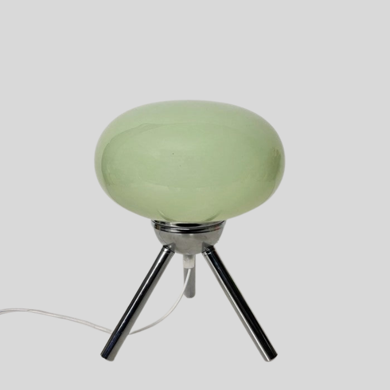 TripodGlow | Lampe De Table Moderne En Verre À Pied Trépied | Valuna